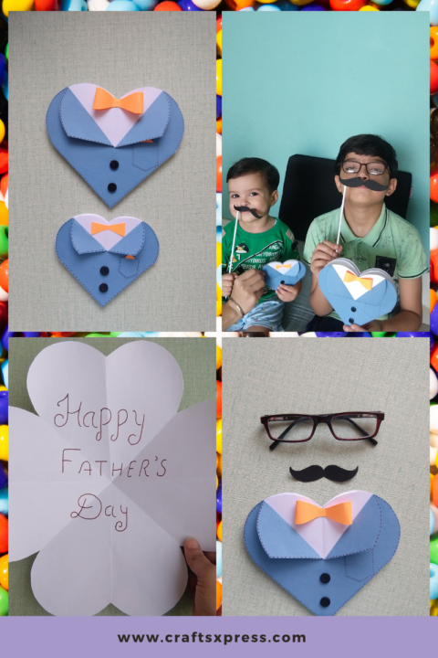 Easy Paper Craft Heart For Father's Day | A Step by Step Guide